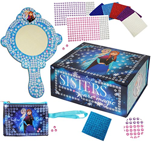 alles-meine.de GmbH Bastelset XL Schmuckkasten/Schatzkiste & Spiegel - die Eiskönigin - Frozen & Schminktasche - Schmuckset mit Bekleben - Handspiegel - Mädchen - z.B. fü.. alles-meine.de GmbH Bastelset XL Schmuckkasten/Schatzkiste & Spiegel - die Eiskönigin - Frozen & Schminktasche - Schmuckset mit Bekleben - Handspiegel - Mädchen - z.B. fü.. von alles-meine.de GmbH
