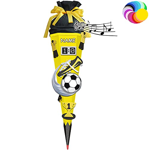 alles-meine.de GmbH Bastelset mit Sound - Schultüte Farbe & Größe wählbar 70/85 / 100 cm - Fussball - inkl. Name - Farbe frei wählbar - Bastelschultüte - Zuckertüte zum sel.. alles-meine.de GmbH Bastelset mit Sound - Schultüte Farbe & Größe wählbar 70/85 / 100 cm - Fussball - inkl. Name - Farbe frei wählbar - Bastelschultüte - Zuckertüte zum sel.. von alles-meine.de GmbH