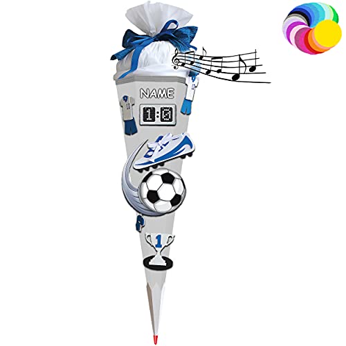 alles-meine.de GmbH Bastelset mit Sound - Schultüte Farbe & Größe wählbar 70/85 / 100 cm - Fussball - inkl. Name - Farbe frei wählbar - Bastelschultüte - Zuckertüte zum sel.. alles-meine.de GmbH Bastelset mit Sound - Schultüte Farbe & Größe wählbar 70/85 / 100 cm - Fussball - inkl. Name - Farbe frei wählbar - Bastelschultüte - Zuckertüte zum sel.. von alles-meine.de GmbH