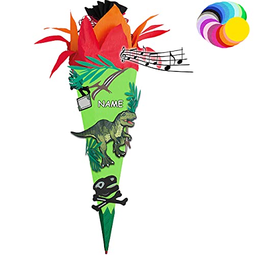 alles-meine.de GmbH Bastelset mit Sound - Schultüte Farbe & Größe wählbar 70/85 / 100 cm - Dinosaurier - Tyrannosaurus Rex - inkl. Name - Farbe frei wählbar - Bastelschultü.. alles-meine.de GmbH Bastelset mit Sound - Schultüte Farbe & Größe wählbar 70/85 / 100 cm - Dinosaurier - Tyrannosaurus Rex - inkl. Name - Farbe frei wählbar - Bastelschultü.. von alles-meine.de GmbH