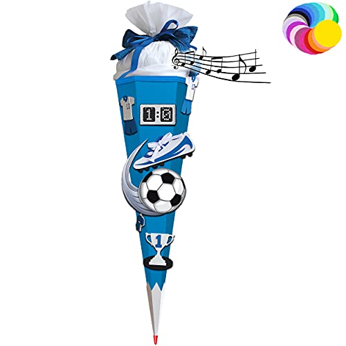 alles-meine.de GmbH Bastelset mit Sound - Schultüte Farbe & Größe wählbar 70/85 / 100 cm - Fussball - Farbe frei wählbar - Bastelschultüte - Zuckertüte zum selber Basteln B.. alles-meine.de GmbH Bastelset mit Sound - Schultüte Farbe & Größe wählbar 70/85 / 100 cm - Fussball - Farbe frei wählbar - Bastelschultüte - Zuckertüte zum selber Basteln B.. von alles-meine.de GmbH
