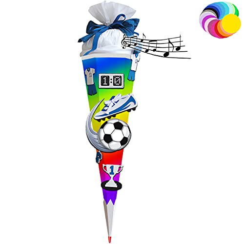 alles-meine.de GmbH Bastelset mit Sound - Schultüte Farbe & Größe wählbar 70/85 / 100 cm - Fussball - Farbe frei wählbar - Bastelschultüte - Zuckertüte zum selber Basteln B.. alles-meine.de GmbH Bastelset mit Sound - Schultüte Farbe & Größe wählbar 70/85 / 100 cm - Fussball - Farbe frei wählbar - Bastelschultüte - Zuckertüte zum selber Basteln B.. von alles-meine.de GmbH