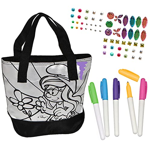 alles-meine.de GmbH Bastelset zum Bemalen für Umhängetasche/Schultertasche - Die Schlümpfe Schlumpfine - abwischbar groß - Kindertasche Tasche Stoff Mädchen Tragetasche Papa alles-meine.de GmbH Bastelset zum Bemalen für Umhängetasche/Schultertasche - Die Schlümpfe Schlumpfine - abwischbar groß - Kindertasche Tasche Stoff Mädchen Tragetasche Papa von alles-meine.de GmbH