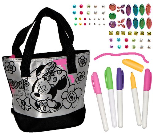 alles-meine.de GmbH Bastelset zum Bemalen für Umhängetasche/Schultertasche - Minnie Mouse - abwischbar groß - Kindertasche Tasche Stoff Mädchen Tragetasche Mickey Maus alles-meine.de GmbH Bastelset zum Bemalen für Umhängetasche/Schultertasche - Minnie Mouse - abwischbar groß - Kindertasche Tasche Stoff Mädchen Tragetasche Mickey Maus von alles-meine.de GmbH