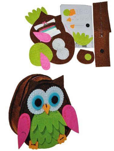 alles-meine.de GmbH Bastelset: Eule - kleine Filztasche zum Sticken, Nähen per Hand - Tragetasche Filz Eulen grün - Tasche Handarbeiten Filz erstes Nähen Handarbeit alles-meine.de GmbH Bastelset: Eule - kleine Filztasche zum Sticken, Nähen per Hand - Tragetasche Filz Eulen grün - Tasche Handarbeiten Filz erstes Nähen Handarbeit von alles-meine.de GmbH