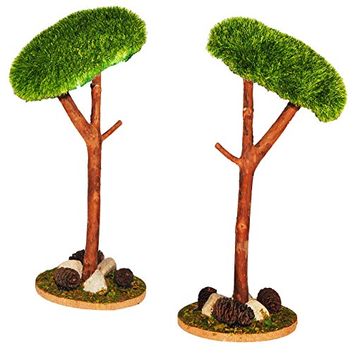 alles-meine.de GmbH Baum Pinie Steinkiefer - Miniatur 20 cm - Maßstab 1:12 - für Puppenstube/Puppenhaus u. Eisenbahn Platte - Garten Bäume/Bäume - Pinienbaum Pinien - Kiefern.. von alles-meine.de GmbH