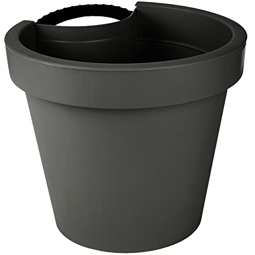 alles-meine.de GmbH Blumentopf - Modell & Farbwahl - Rohr & Stangen - Blumenkasten - ø 24 cm - schwarz - rund Regenrohr/Fallrohr - Pflanzgefäß - Geländer/Zaun - Hängetopf - P.. alles-meine.de GmbH Blumentopf - Modell & Farbwahl - Rohr & Stangen - Blumenkasten - ø 24 cm - schwarz - rund Regenrohr/Fallrohr - Pflanzgefäß - Geländer/Zaun - Hängetopf - P.. von alles-meine.de GmbH