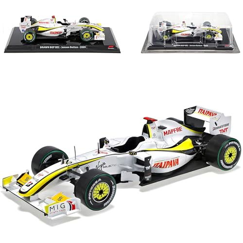 alles-meine.de GmbH Brawn BGP 001 Jenson Button Weltmeister 2009 Formel 1 mit Sockel 1/24 Modell Auto alles-meine.de GmbH Brawn BGP 001 Jenson Button Weltmeister 2009 Formel 1 mit Sockel 1/24 Modell Auto von alles-meine.de GmbH