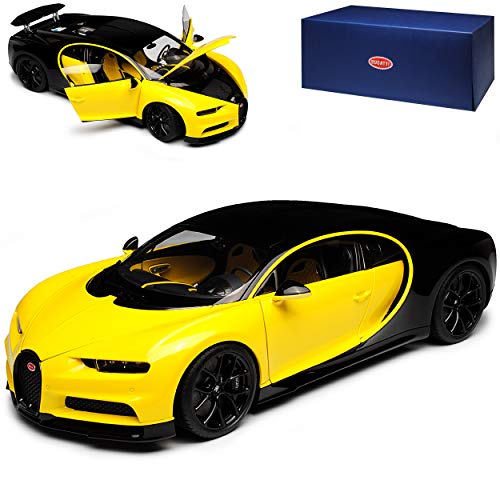 alles-meine.de GmbH Bugatti Chiron Coupe Gelb mit Schwarz Ab 2016 70994 1/18 AutoArt Modell Auto mit individiuellem Wunschkennzeichen alles-meine.de GmbH Bugatti Chiron Coupe Gelb mit Schwarz Ab 2016 70994 1/18 AutoArt Modell Auto mit individiuellem Wunschkennzeichen von alles-meine.de GmbH