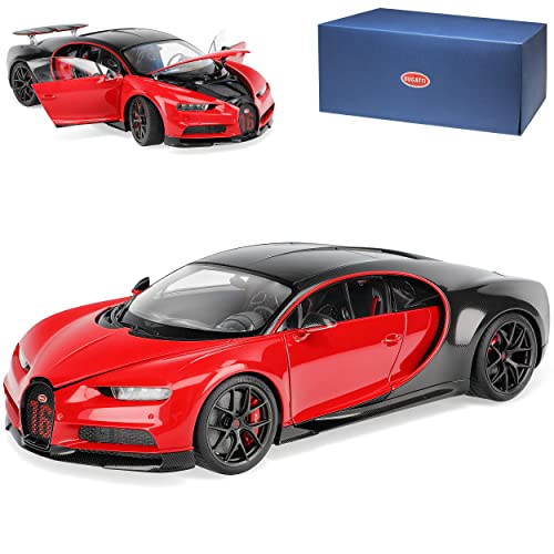 alles-meine.de GmbH Bugatti Chiron Coupe Italian Rot mit Schwarz Ab 2016 Modell 2019 70996 1/18 AutoArt Modell Auto mit individiuellem Wunschkennzeichen alles-meine.de GmbH Bugatti Chiron Coupe Italian Rot mit Schwarz Ab 2016 Modell 2019 70996 1/18 AutoArt Modell Auto mit individiuellem Wunschkennzeichen von alles-meine.de GmbH