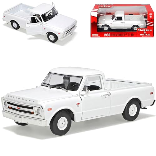 alles-meine.de GmbH Chevrolet C-10 Weiss Starsky and Hutch 2. Generation 1967-1972 1/24 Greenlight Modell Auto mit individiuellem Wunschkennzeichen alles-meine.de GmbH Chevrolet C-10 Weiss Starsky and Hutch 2. Generation 1967-1972 1/24 Greenlight Modell Auto mit individiuellem Wunschkennzeichen von alles-meine.de GmbH