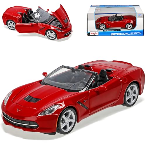 alles-meine.de GmbH Chevrolet Chevy Corvette C7 Stingray Cabrio Rot Ab 2013 1/24 Modell Auto mit individiuellem Wunschkennzeichen alles-meine.de GmbH Chevrolet Chevy Corvette C7 Stingray Cabrio Rot Ab 2013 1/24 Modell Auto mit individiuellem Wunschkennzeichen von alles-meine.de GmbH