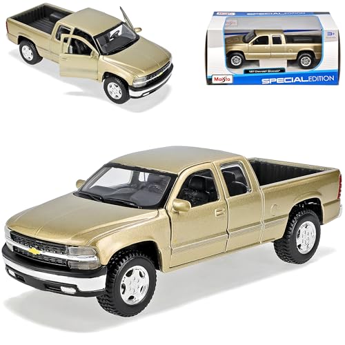 alles-meine.de GmbH Chevrolet Chevy Silverado GMT800 Pick-Up Gold Beige 1998-2007 1/27 1/24 Modell Auto mit individiuellem Wunschkennzeichen alles-meine.de GmbH Chevrolet Chevy Silverado GMT800 Pick-Up Gold Beige 1998-2007 1/27 1/24 Modell Auto mit individiuellem Wunschkennzeichen von alles-meine.de GmbH