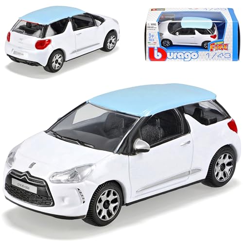alles-meine.de GmbH Citroen DS3 Weiss mit Blauem Dach Ab 2010 1/43 Burago Modell Auto mit individiuellem Wunschkennzeichen alles-meine.de GmbH Citroen DS3 Weiss mit Blauem Dach Ab 2010 1/43 Burago Modell Auto mit individiuellem Wunschkennzeichen von alles-meine.de GmbH