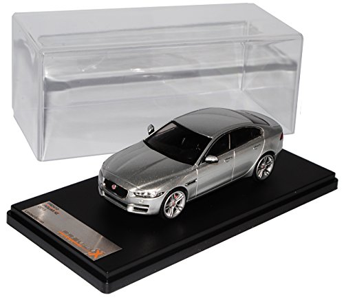 alles-meine.de GmbH Defekte Vitrine Jaguar XE Silber Limousine Ab 2015 1/43 PremiumX Modell Auto mit individiuellem Wunschkennzeichen von alles-meine.de GmbH