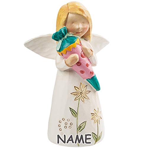 alles-meine.de GmbH Deko Figur - Engel/Schutzengel - mit Schultüte/Zuckertüte - inkl. Name - 8,8 cm - aus Stein - Kunstharz/Polyresin - Glücksbringer für Schulkind - Schula.. alles-meine.de GmbH Deko Figur - Engel/Schutzengel - mit Schultüte/Zuckertüte - inkl. Name - 8,8 cm - aus Stein - Kunstharz/Polyresin - Glücksbringer für Schulkind - Schula.. von alles-meine.de GmbH