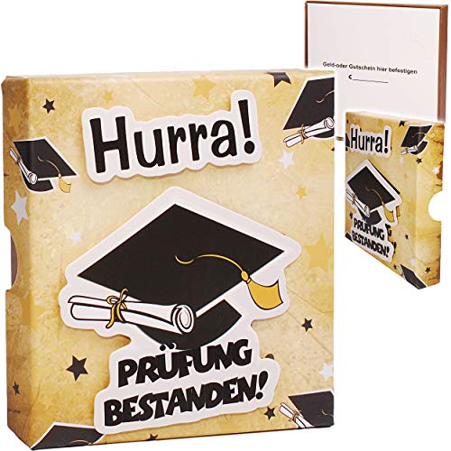 alles-meine.de GmbH Dekoartikel zur Prüfung Artikelwahl Geschenkschachtel - HURRA - Prüfung bestanden ! - für Glückwünsche, Gutscheine/Geldgeschenk - Schachtel Verpackung G.. alles-meine.de GmbH Dekoartikel zur Prüfung Artikelwahl Geschenkschachtel - HURRA - Prüfung bestanden ! - für Glückwünsche, Gutscheine/Geldgeschenk - Schachtel Verpackung G.. von alles-meine.de GmbH