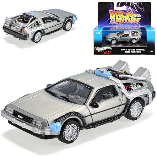 alles-meine.de GmbH Delorean Zurück in die Zukunft Back to The Future 1/50 Modell Auto mit individiuellem Wunschkennzeichen von alles-meine.de GmbH