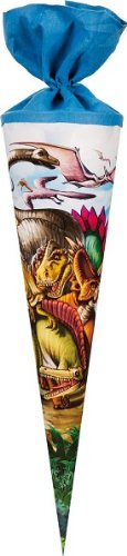 alles-meine.de GmbH Dino Dinosaurier Urzeit Saurier Schultüte Zuckertüte 70cm Filzverschluß von alles-meine.de GmbH