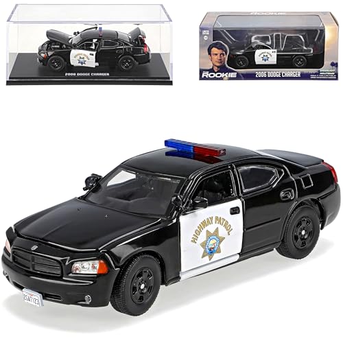 alles-meine.de GmbH Dodge Charger LX California Highway Patrol The Rookie Ab 2005 1/43 Greenlight Modell Auto mit individiuellem Wunschkennzeichen von alles-meine.de GmbH