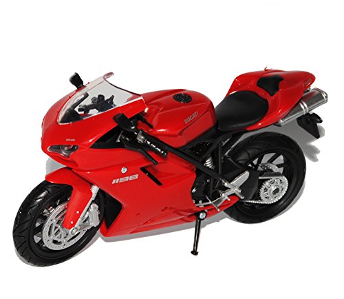 alles-meine.de GmbH Ducati 1198 Rot Ab 2008 1/12 New Ray Modell Motorrad mit individiuellem Wunschkennzeichen von alles-meine.de GmbH