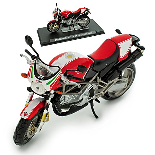 alles-meine.de GmbH Ducati Monster S4 Fogarty 2002 Rot mit Weiss mit Sockel und Vitrine 1/24 Modellcarsonline Modell Motorrad mit individiuellem Wunschkennzeichen alles-meine.de GmbH Ducati Monster S4 Fogarty 2002 Rot mit Weiss mit Sockel und Vitrine 1/24 Modellcarsonline Modell Motorrad mit individiuellem Wunschkennzeichen von alles-meine.de GmbH