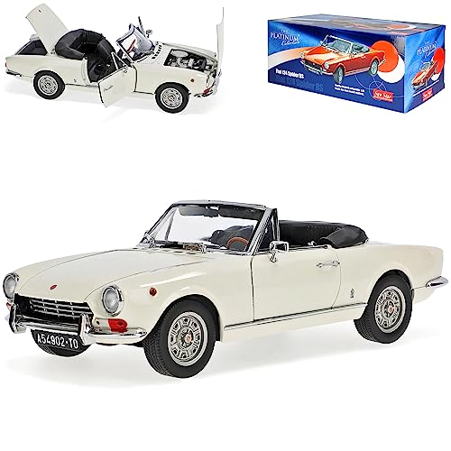 alles-meine.de GmbH FIAT 124 Spider BS Cabrio Weiss 1966-1985 1/18 Sun Star Modell Auto mit individiuellem Wunschkennzeichen alles-meine.de GmbH FIAT 124 Spider BS Cabrio Weiss 1966-1985 1/18 Sun Star Modell Auto mit individiuellem Wunschkennzeichen von alles-meine.de GmbH