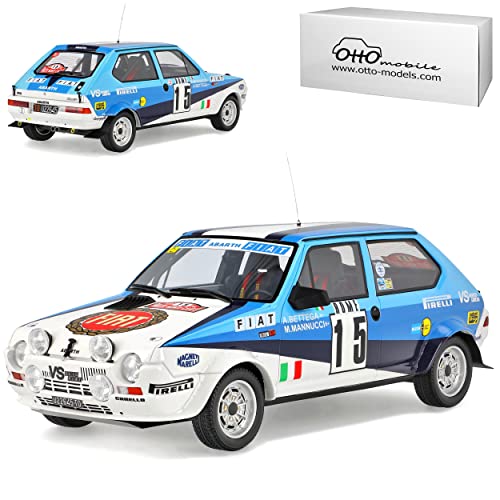 alles-meine.de GmbH FIAT Ritmo Abarth Rally Gruppe 2 1978-1988 Nr 888 1/18 Otto Modell Auto mit individiuellem Wunschkennzeichen von alles-meine.de GmbH