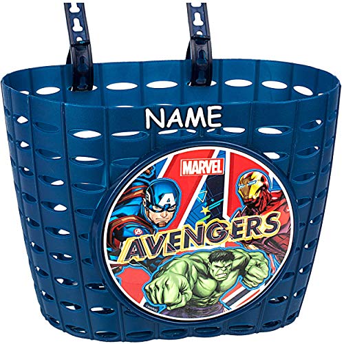 alles-meine.de GmbH Fahrradkorb/Korb - Avengers - inkl. Name - mit Befestigung für Lenker vorne - Fahrrad Kinder - Mädchen Jungen - Bastkorb - universal auch für Roller und DRE.. alles-meine.de GmbH Fahrradkorb/Korb - Avengers - inkl. Name - mit Befestigung für Lenker vorne - Fahrrad Kinder - Mädchen Jungen - Bastkorb - universal auch für Roller und DRE.. von alles-meine.de GmbH