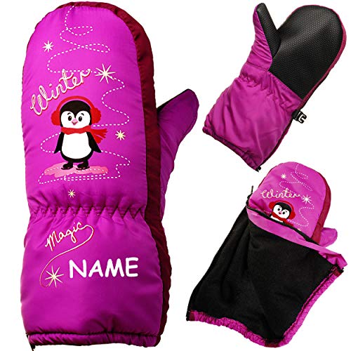 alles-meine.de GmbH Fausthandschuhe/Fäustlinge - mit langem Schaft + Reißverschluß - Größen: 1 bis 2 Jahre - lustiger Pinguin - lila/violett - inkl. Name - LEICHT anzuzie.. alles-meine.de GmbH Fausthandschuhe/Fäustlinge - mit langem Schaft + Reißverschluß - Größen: 1 bis 2 Jahre - lustiger Pinguin - lila/violett - inkl. Name - LEICHT anzuzie.. von alles-meine.de GmbH