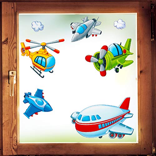 alles-meine.de GmbH Fensterbilder Motivwahl 7 TLG. Set - Flugzeug - Helikopter & Hubschrauber - statisch haftend - selbstklebend + wiederverwendbar - Set Sticker Fensterstick.. alles-meine.de GmbH Fensterbilder Motivwahl 7 TLG. Set - Flugzeug - Helikopter & Hubschrauber - statisch haftend - selbstklebend + wiederverwendbar - Set Sticker Fensterstick.. von alles-meine.de GmbH