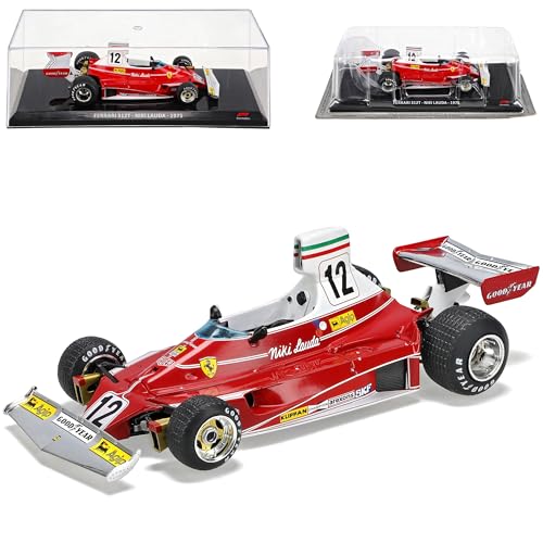 alles-meine.de GmbH Ferari 312T Niki Lauda Weltmeister 1975 Formel 1 mit Sockel und Vitrine 1/24 Modell Auto alles-meine.de GmbH Ferari 312T Niki Lauda Weltmeister 1975 Formel 1 mit Sockel und Vitrine 1/24 Modell Auto von alles-meine.de GmbH
