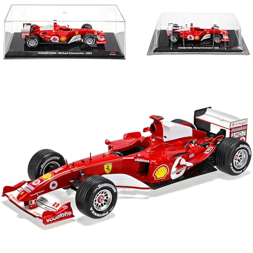 alles-meine.de GmbH Ferari F2004 Michael Schumacher 2004 Formel 1 mit Sockel und Vitrine 1/24 Modell Auto alles-meine.de GmbH Ferari F2004 Michael Schumacher 2004 Formel 1 mit Sockel und Vitrine 1/24 Modell Auto von alles-meine.de GmbH
