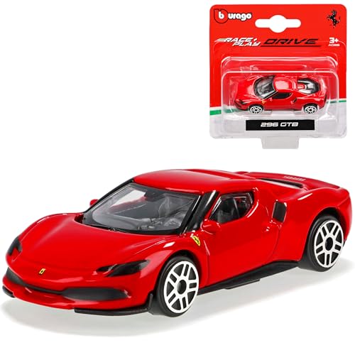 alles-meine.de GmbH Ferrari 296 GTB Coupe Rot Ab 2022 1/64 Burago Modell Auto mit individiuellem Wunschkennzeichen alles-meine.de GmbH Ferrari 296 GTB Coupe Rot Ab 2022 1/64 Burago Modell Auto mit individiuellem Wunschkennzeichen von alles-meine.de GmbH