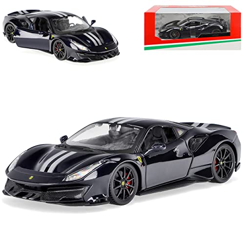 alles-meine.de GmbH Ferrari 488 Pista Coupe Dunkel Blau Fast Schwarz mit Streifen Modell ab 2015 Version Ab Genf Autosalon 2018 1/24 Burago Modell Auto mit individiuellem Wunschk.. alles-meine.de GmbH Ferrari 488 Pista Coupe Dunkel Blau Fast Schwarz mit Streifen Modell ab 2015 Version Ab Genf Autosalon 2018 1/24 Burago Modell Auto mit individiuellem Wunschk.. von alles-meine.de GmbH