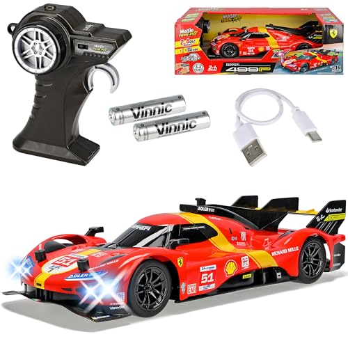 alles-meine.de GmbH Ferrari 499P Nr 51 24H Le Mans Gewinner 2023 Calado Giovinazzi Guidi 2.4 GHz RC Funkauto - inklusive Batterien und Akkupack - sofort startklar 1/16 Modell AUT.. alles-meine.de GmbH Ferrari 499P Nr 51 24H Le Mans Gewinner 2023 Calado Giovinazzi Guidi 2.4 GHz RC Funkauto - inklusive Batterien und Akkupack - sofort startklar 1/16 Modell AUT.. von alles-meine.de GmbH