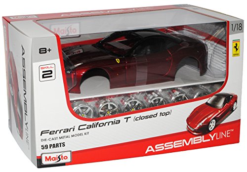 alles-meine.de GmbH Ferrari California T Coupe Dunkel Rot 39899 Bausatz Kit 1/18 Modell Auto mit individiuellem Wunschkennzeichen alles-meine.de GmbH Ferrari California T Coupe Dunkel Rot 39899 Bausatz Kit 1/18 Modell Auto mit individiuellem Wunschkennzeichen von alles-meine.de GmbH