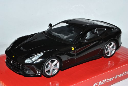 alles-meine.de GmbH Ferrari F12 Berlinetta Coupe Schwarz Ab 2012 1/24 Modell Auto mit individiuellem Wunschkennzeichen von alles-meine.de GmbH