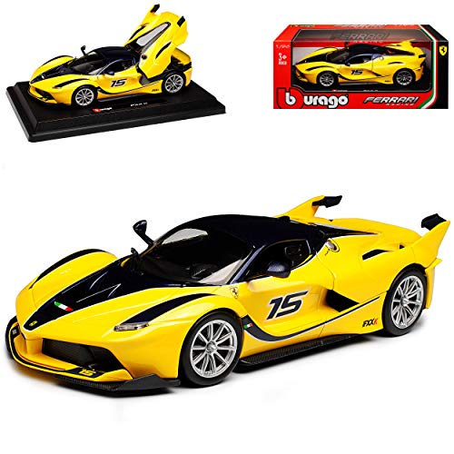 alles-meine.de GmbH Ferrari FXX K Nr 15 Gelb Coupe 1/24 Burago Modell Auto mit individiuellem Wunschkennzeichen alles-meine.de GmbH Ferrari FXX K Nr 15 Gelb Coupe 1/24 Burago Modell Auto mit individiuellem Wunschkennzeichen von alles-meine.de GmbH