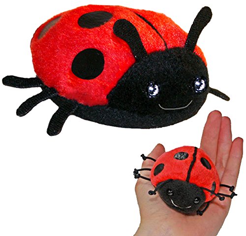alles-meine.de GmbH Fingerpuppe - Marienkäfer/Glückskäfer - Fingertiere/Fingerspielpuppe - Handpuppe/Handspielpuppe - Plüsch - Käfer gepunktet/mit Punkten - superweic.. von alles-meine.de GmbH