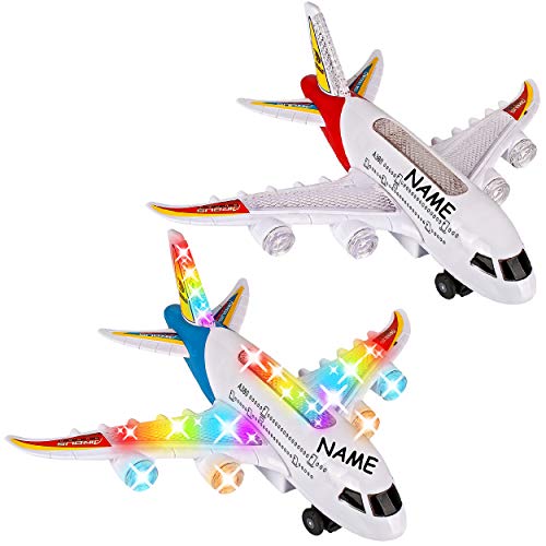 alles-meine.de GmbH Flugzeug Modellwahl Motor - Wendeautomatik - inkl. Name - Sound Geräusche + Licht - selbstfahrend - bewegliche Räder - 22,5 cm - groß - Spielzeugflugzeug .. alles-meine.de GmbH Flugzeug Modellwahl Motor - Wendeautomatik - inkl. Name - Sound Geräusche + Licht - selbstfahrend - bewegliche Räder - 22,5 cm - groß - Spielzeugflugzeug .. von alles-meine.de GmbH