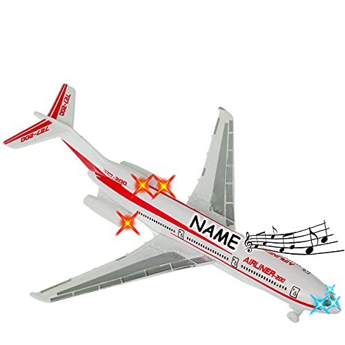 alles-meine.de GmbH Flugzeug - aus Metall - Sound/Geräusche + Licht - mit Rückzug - inkl. Name - 22,5 cm - bewegliche Räder - zum Aufziehen & Fahren/Aufziehfahrzeug/Aufzieh.. alles-meine.de GmbH Flugzeug - aus Metall - Sound/Geräusche + Licht - mit Rückzug - inkl. Name - 22,5 cm - bewegliche Räder - zum Aufziehen & Fahren/Aufziehfahrzeug/Aufzieh.. von alles-meine.de GmbH