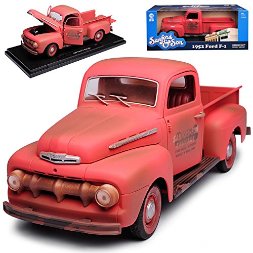 alles-meine.de GmbH Ford F-1 Pick-Up Rot mit Rost Sanford and Son 1. Generation 1948-1952 1/18 Greenlight Modell Auto mit individiuellem Wunschkennzeichen alles-meine.de GmbH Ford F-1 Pick-Up Rot mit Rost Sanford and Son 1. Generation 1948-1952 1/18 Greenlight Modell Auto mit individiuellem Wunschkennzeichen von alles-meine.de GmbH