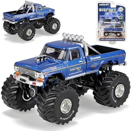 alles-meine.de GmbH Ford F-250 Monster Truck Bigfoot Pick-Up Blau USA 1/64 Greenlight Modell Auto mit individiuellem Wunschkennzeichen alles-meine.de GmbH Ford F-250 Monster Truck Bigfoot Pick-Up Blau USA 1/64 Greenlight Modell Auto mit individiuellem Wunschkennzeichen von alles-meine.de GmbH