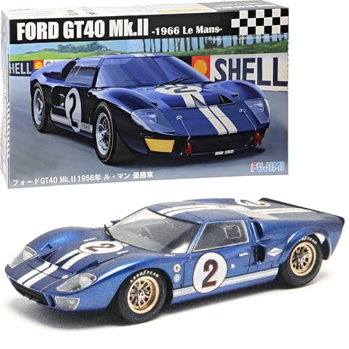 alles-meine.de GmbH Ford GT40 24H Le Mans Nr 2 Kit Bausatz 1/24 Fujimi Modell Auto mit individiuellem Wunschkennzeichen alles-meine.de GmbH Ford GT40 24H Le Mans Nr 2 Kit Bausatz 1/24 Fujimi Modell Auto mit individiuellem Wunschkennzeichen von alles-meine.de GmbH