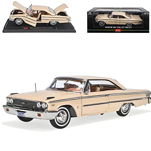 alles-meine.de GmbH Ford Galaxie 500 XL 1963 Coupe Hard Top Beige 1/18 Sun Star Modell Auto mit individiuellem Wunschkennzeichen alles-meine.de GmbH Ford Galaxie 500 XL 1963 Coupe Hard Top Beige 1/18 Sun Star Modell Auto mit individiuellem Wunschkennzeichen von alles-meine.de GmbH