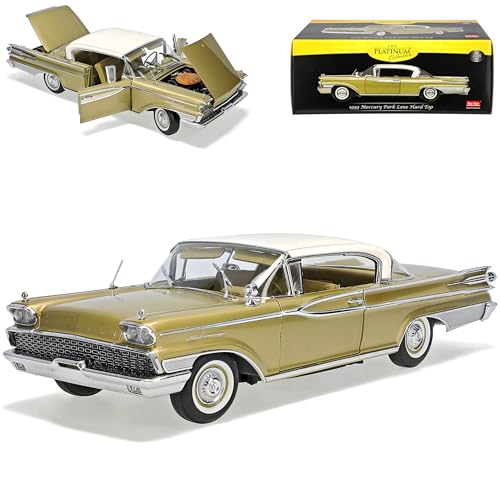 alles-meine.de GmbH Ford Mercury Park Lane Hard Top Beige Gold 1959 1/18 Sun Star Modell Auto mit individiuellem Wunschkennzeichen alles-meine.de GmbH Ford Mercury Park Lane Hard Top Beige Gold 1959 1/18 Sun Star Modell Auto mit individiuellem Wunschkennzeichen von alles-meine.de GmbH