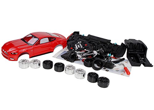 alles-meine.de GmbH Ford Mustang VI Coupe Rot Ab 2014 39126 Bausatz Kit 1/24 Modell Auto mit individiuellem Wunschkennzeichen von alles-meine.de GmbH