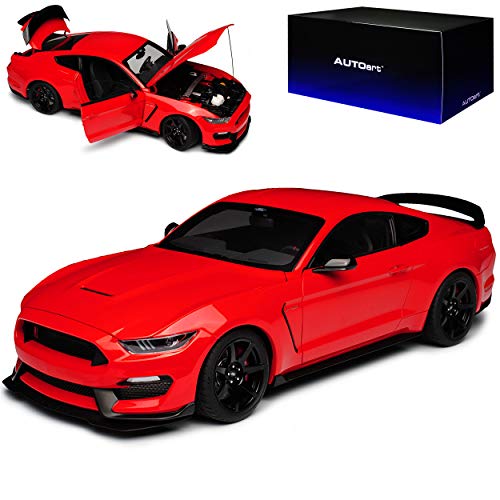 alles-meine.de GmbH Ford Shelby Mustang GT350R Coupe Racing Rot Ab 2014 72935 1/18 Auto*Art Modell Auto mit individiuellem Wunschkennzeichen von alles-meine.de GmbH