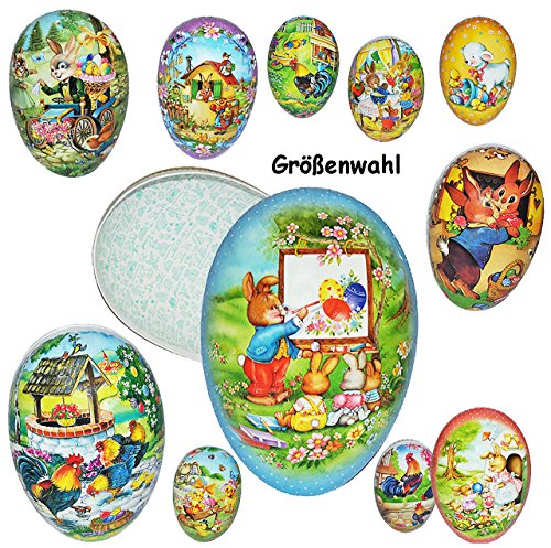 alles-meine.de GmbH Füll - Pappei Motiv & Größe frei wählbar 15 cm Filly Pferd - Osterei Hahn Schaf Hase grün Deko Pappe Papp von alles-meine.de GmbH